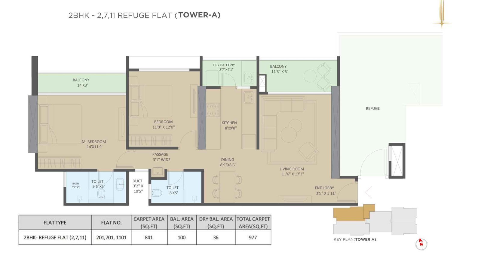 Sky-Sanctum-3-bhk-Refuge-977-sqft